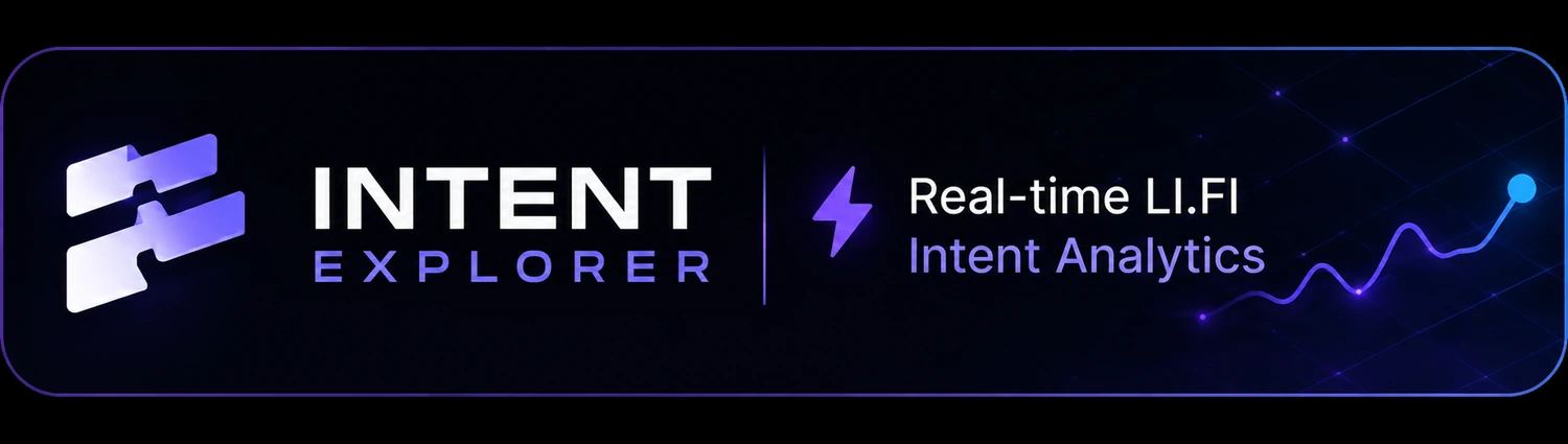 Intent Explorer — real-time LI.FI intent analytics