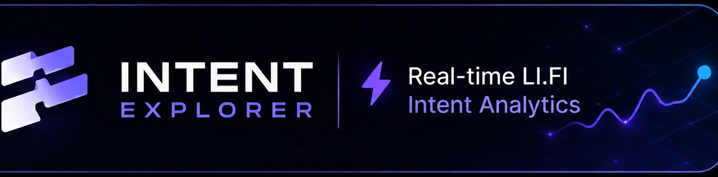 Intent Explorer — real-time LI.FI intent analytics