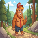 Trump the stank hairy Sasquatch