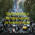 TRUMP'S response to $500 million investment into world liberty financial